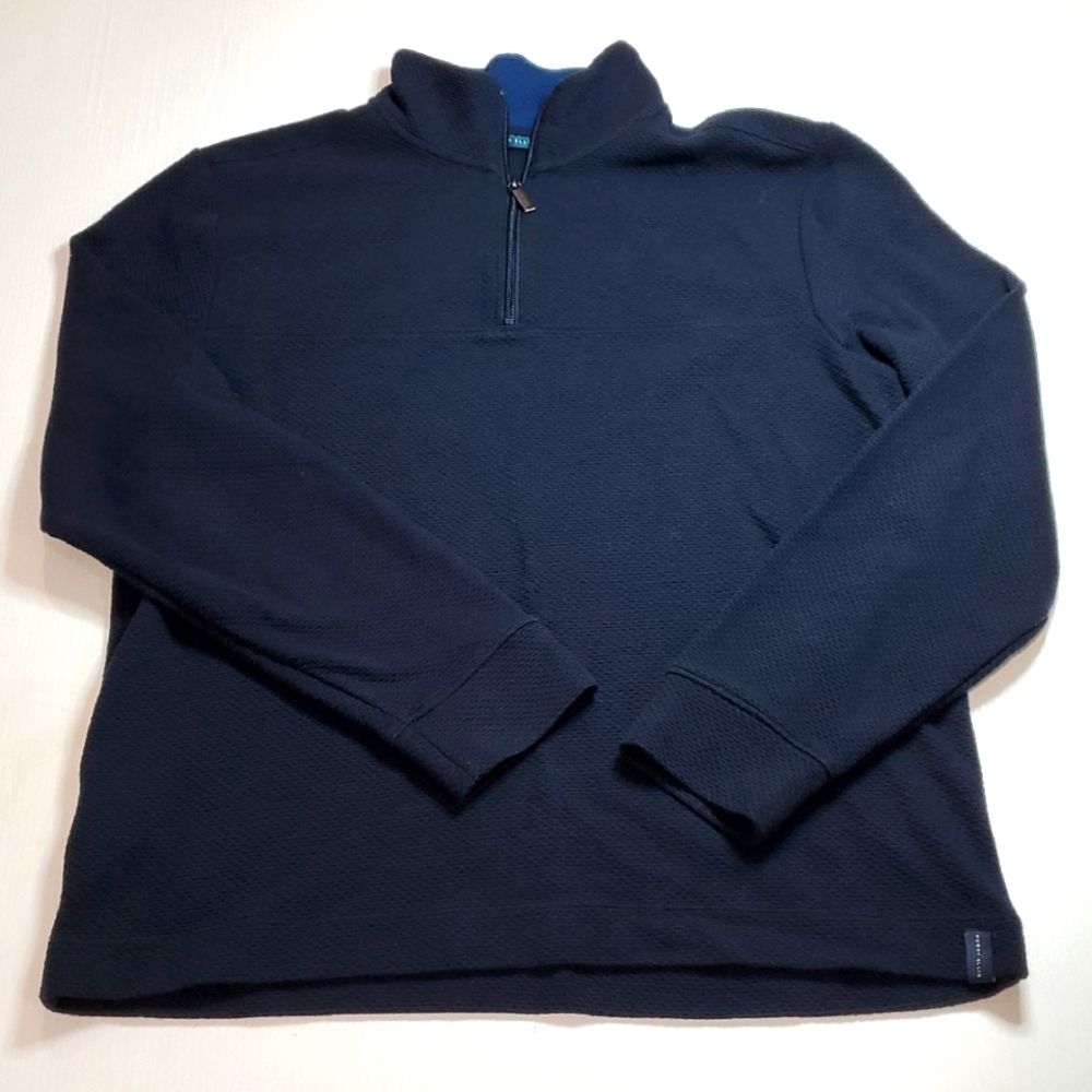 Men's Navy Pullover Sweater